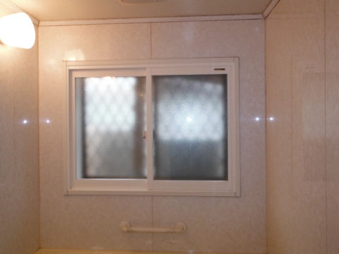 朝倉市　Ｏ様　浴室、脱衣所　内窓取り付け工事完了！